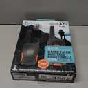 Cobra RX680 Walkie Talkies (2-Pack) - Rugged & Splashproof Two Way Radios Long Range, IP54 Water Resistant Design, 60 Pre-Programmed Channels, Weather Alerts, Included Charging Dock (Black/Orange)