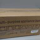 W B D WEIBIDA Appliance Dolly Cart with 4 Locking Twin Wheels Mini Fridge Stand Adjustable Furniture Mover Mobile Roller Base for Washing Machine, Dryer, Refrigerator, Laundry Pedestal (GREY)