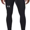 Under Armour Men's HeatGear Armour Leggings (X-Large Tall, Black (001)/Pitch Gray)