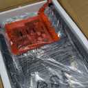 Hosfais Book Shelf Small Bookshelf: 4-Tier Wood Bookcase Industrial Bookshelf with Edge Protection Metal Narrow Bookcase Storage Organizer Display Rack for Bedroom Home Office (Brown)