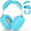 Silicone Case Cover for AirPods Max 2/1 (2026/2024/2020),Ear Pad Case Cover/Ear Cups Cover/Headband Cover for AirPods Max 2&1 (USB-C/Lightning),Accessories for Apple AirPod Max 2 Headphones,Ocean Blue