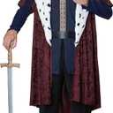 Men's Royal King Costume (Large/X-Large, Multi-colored)
