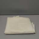 ALYVIA SPRING Cream Fabric Shower Curtain Liner Waterproof - Soft & Light-Weight Cloth Shower Liner with 3 Magnets, Hotel Quality & Machine Washable - Standard Size 72x72, Cream