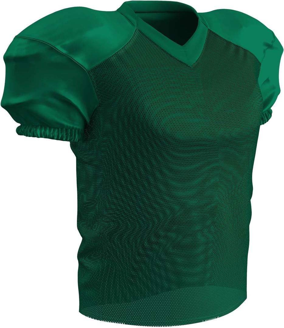 Champro Boys Time Out Football Practice Jersey (X-Large, Forest Green)