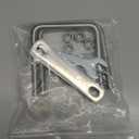 2 Sets M10 Durable Square U-Bolts Kit, 304 Stainless Steel Frame Plates Replacement Parts, Accessories for Ski Board Sailboat Trailer Automobiles Trailer(M10 x 80mm x 100mm)