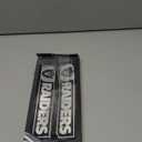 FANMATS NFL - Las Vegas Raiders 2 Piece Heavy Duty Alumnium Truck Emblem Set, Black, 1.75" x 8"