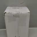 Sooez 6 Pack Extra Large Pencil Box, Plastic Pencil Case Crayon Box Bulk, Clear Marker Organizer Plastic Containers with Lid, Stackable Storage Boxes for Art Craft, Pen, Back to School Supplies, Black