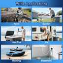 Cordless Stick Water Transfer Pump 720GPH 32FT Head Included 2x4000mAh 21V Battery and Charger 90 Minutes Run Time Battery Water Pump 3/4" Outlet for Garden Farm Hot Tub Pool RV Boat Draining