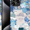 Case for iPhone 15 Pro - Slim Fit Anti-Scratch Phone Case for Girl Women - Bible Verse Christian Faith Collage (Frosted)