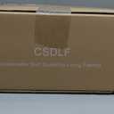 CSDLF Memory Foam Bed Pillows, Pillow for Side and Back Sleeper, Pillow for Neck Pain Relief, Washable Removable Cover, Soft, White (King)