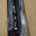 Kanchimi 40" 48" Folding Mini Fitness Indoor Exercise Workout Rebounder Trampoline with Handle, Max Load 330lbs (Black)