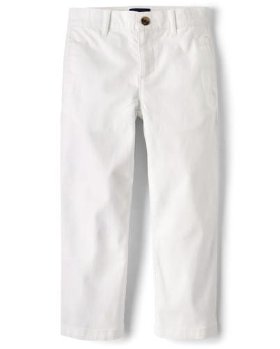 The Children's Place,Boys,Wide Leg Chino Pants,Soft White,6