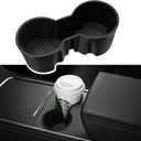 Motrobe Tesla Model Y 2021-2024 Model 3 2021-2023 Center Console Cup Holder Insert Tesla Center Console Interior Accessories ONLY FIT New Console