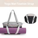 Tote Bag for Women,Lightweight Durable Puffy Yoga Mat Bag with Compartments,Shoulder Handbag for Work, Travel, Gym