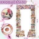 Mindsoft Book Themed Party Porch Banner Reading Themed Door Hanging Decoration Book Club Photo Banner Props Background for Birthday Baby Shower Library Bookworm Party Photo Booth Props Supplies
