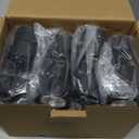 10W RGBW Track Light Heads, 16 Color Adjustable and Warm White H Type Track Lighting Head for Party, Accent, Kitchen, Ceiling Spotlight for Accent Task Art(12 Pack) (Black)