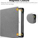 Slimshell Clear Case for Kindle Scribe 10.2" (2024/2022 Release),Kindle Scribe Case Cover 10.2 inch 2024/2022 with Pen Holder and Auto Sleep/Wake Function-Grey