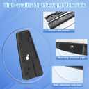 HUIJUTCHEN Vertical Stand for PS5 Pro,Stable Stand for PS5/PS5 Pro/PS5 Slim Console Disc & Digital,Nice Look PlayStation 5 Non-Slip Base Accessories, Tool-Free Installation with a Sturdy Screw