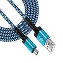 Micro USB Cable 6ft Long, Best Replacement USB to Micro-USB Android Cord Fast Charging for Kindle Fire Tablets and Kindle E-Readers Kindle Paper White, HD, HDX, 7, 8, 10