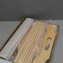 Solid Pine Wood Kids Bookshelf, Double-Sided Nursery Book Shelves, Portable Toddler Bookshelf, Montessori Bookcase, Book Shelf for Kids Rooms, Childrens Book Storage Display for Bedroom Classroom