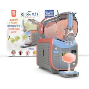 Ninja SLUSHi MAX Smart Frozen Drink Maker, 12+ Servings, Peach, FS605 | 2X BIGGER & 2X FASTER than the original Ninja SLUSHi, SlushAssist Technology, XXL 150 oz vessel, 12+ servings