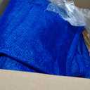 Shade&Beyond 12'x12' Sun Shade Sails Curved Canopy Square Blue 185GSM Shade Sail Permeable for Patio Deck Yard Backyard