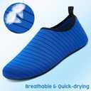 Metog Men Women Water Shoes Quick-Dry Aqua Socks Barefoot Slip-on for Beach Swim Sport Surf Yoga Exercise