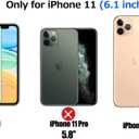 ORETECH for iPhone 11 Case, with[2 x Tempered Glass Screen Protector] [10 Ft Military Grade Drop Test] [Camera Protection] 360 Full Body Shockproof Protection Rubber Silicone for iPhone 11 6.1"-Green