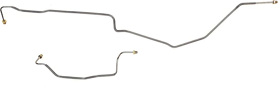 Rear Axle Brake Lines - (Does not fit standard 1500 or 2500 HD version) Fits 01-06 Sierra 1500 HD, 99-04 Sierra 2500, 01-06 Silverado 1500 HD, 99-07 Silverado 2500 - Galfan Coated Steel