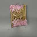 Chengu 200 Pcs Pink Bow Cocktail Picks for Appetizers Ribbon Bow Bamboo Cocktail Toothpicks Bulk for Fruit Drink Dessert Wedding Food Party Supplies