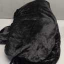 BEDELITE Big Fleece Blanket 120" x 120" (10' x 10'), Super Soft Fluffy Fuzzy Oversized King Blanket for Bed, Couch, Sofa, Camping, Extra Large Fits Whole Family, Black