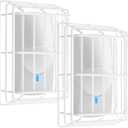Blulu 2 Pcs Motion Detector Wire Cage, 6.2 x 4 x 2.2 Inch Steel Motion Detector Thermostat Damage Stopper Range Technology Protective Steel Wire Guard