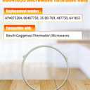 00641855 10" Microwave Turntable Tray Support with Roller Wheel Ring Kit Replacement for BoschGaggenauThermador Microwaves,Replaces AP4075204,00487750,35-00-769,487750,641855