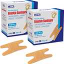 Flexible Fabric Bandages - Flex Fabric Adhesive Bandages Knuckle Bandages for Finger Care and to Protect Wounds from Infection - (200 Count) 3x1.5
