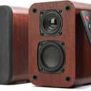 Powered Bluetooth Bookshelf Speakers, 40W Record Player Speakers with 2.75 Inch Woofer, Stereo Speakers with Optical/AUX/TV-ARC Connection for Turntable, No Receiver or Amplifier Required.
