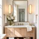 ylinksee Alabaster Wall Sconce Set of 2, 19.2in Modern Marble Sconce, Gold