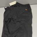 JMIERR Men's Chino Pants Casual Elastic Waist Tapered Golf Trousers (Black, XL)