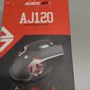 FIRSTBLOOD ONLY GAME. AJ120 Wired Gaming Mouse, Ergonomic LED Backlit USB Gamer Mice Computer Laptop PC, for Windows Mac Linux OS, Black