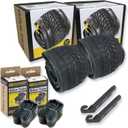 20 Inch Bike Tire Packages for Kids and BMX Tires. Fits 20x1.75 Bike Tube, Tire, Rims, Front or Rear Wheels. Includes Tire Tools. with or Without Tubes. 1 Pack or 2 Pack. (1 Tire - No Tube)