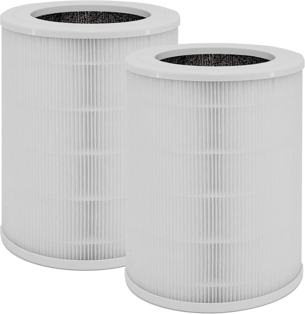 Air180 Replacement Filter, Compatible with BISSELL Air180 and Air180 MAX Air Purifier, 3-in-1 True HEPA Filter Compare to Bissell 3502 Filter, 2-Pack
