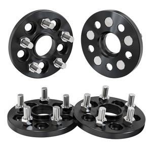 Customadeonly 5x100 Forged Black Hubcentric Wheel Spacers 15mm (4pcs) – Compatible for Subaru BRZ, Impreza, Forester, WRX, Crosstrek, Outback, Legacy, Baja, Toyota GR86, 86, FR-S (56.1mm, M12x1.25)