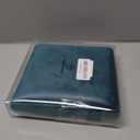 Velvet Pearl Display Box Jewelry Necklace Showcase Long Chain Holder Storage Case (Peacock Blue)