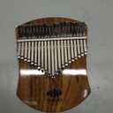 MOOZICA 21 Keys Solid Koa Kalimba Thumb Piano, Single Solid Wood Flat-board Professional Kalimba Marimba with Learning Instruction and High Performance Carrying Case (Acacia Koa, 21-Key)