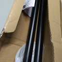 Umbra Bellwood Curtain Rod, Adjustable, 42 to 120 Inches, Black