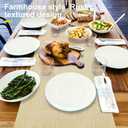 Wipeable Table Runner, Thick Farmhouse Dresser Runner, Rustic for Kitchen, Bedroom, Living Room, Indoor and Outdoor (48'', Beige)