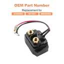 WATERWICH Starter Solenoid Relay Compatible with Mercury Mariner Outboard Engine 8HP 9.9HP 25HP 30HP Replacement for 853809001 881352T 8M0098898