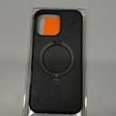 TORRAS Magnetic for iPhone 16 Pro Max Case Silicone with Stand, Fit for MagSafe, 360 Ring Stand with Camera Control, Ostand Q3 Silicone Rubber Soft Case for iPhone 16 Pro Max 6.9'', Obsidian Black