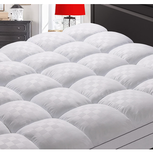 SameBed Mattress Topper Queen,Extra Thick Mattress Pad Cover for Back Pain,Cooling Mattress Protector with 821 Inch Deep Pocket,Overfilled Down Alternative Filling