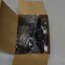 4 PACK Cabinet Locks Baby Proofing Child Proof Cabinet Lock with Combination Sliding Cabinet Door Locks Adjustable U Shaped Drawers Cupboard Locks Baby Safety Cabinet Latches for Knob Handle (Black)