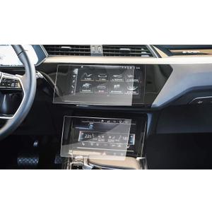 MBSIX Tempered Glass Screen Protector Compatible with 2019-2025 Audi Q7 Q8 E-Tron Touch Screen,HD Clear,Scratch-Resistant,Anti Glare,Protecting Audi TouchScreen